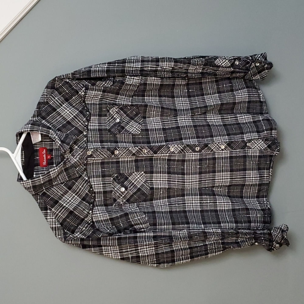 Wms PANHANDLE SLIM Western style shirt (sz XL)